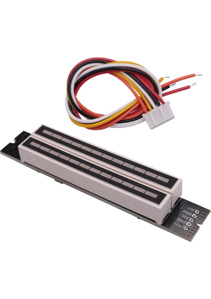 Mini Çift 12 Seviye Göstergesi Vu Metre Stereo Amplifikatör Kurulu Ayarlanabilir Işık Hızı Kartı Modu, Dıy Kıtlerı (Yurt Dışından)