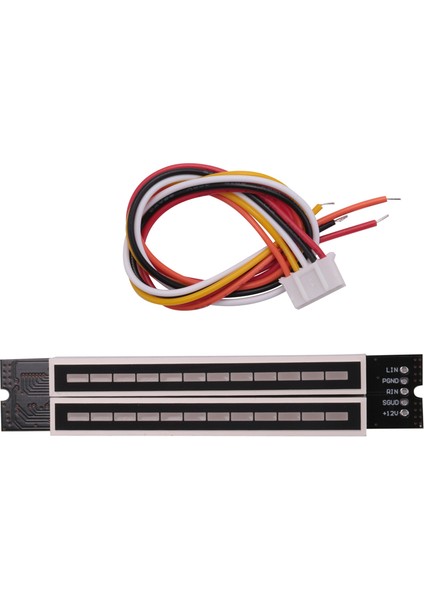 Mini Çift 12 Seviye Göstergesi Vu Metre Stereo Amplifikatör Kurulu Ayarlanabilir Işık Hızı Kartı Modu, Dıy Kıtlerı (Yurt Dışından)