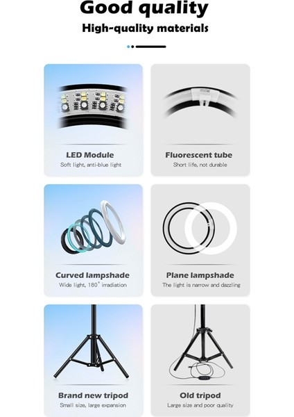 10 Inç Rgb Halka Işık Tripod LED Halka Işık Standlı Selfie Halka Işık 1.63M Zemin Standlı Rgb Video Işığı (Yurt Dışından) fırsatları