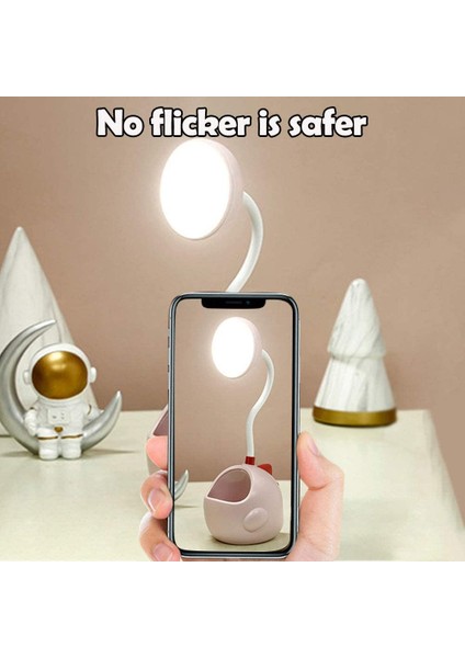 Masa Lambası, USB Şarj Bağlantı Noktası ve Kalem Tutucu ile Dinozor Sevimli Masa Lambaları, Okuma Lambası Için Başucu Gece Lambası, Yeşil (Yurt Dışından) fırsatları