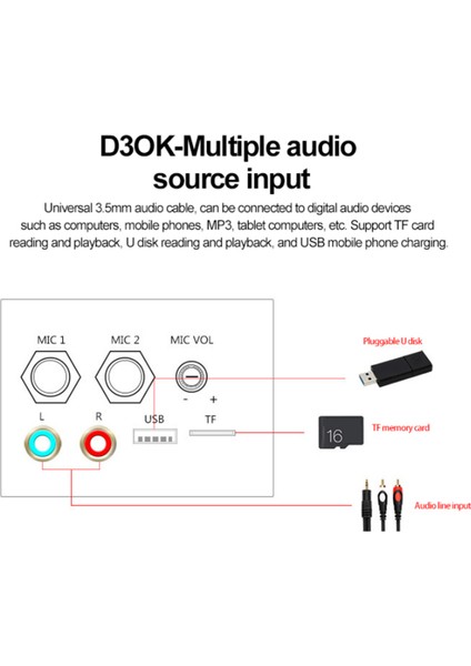 Bluetooth Amplifikatör Kurulu Hifi Bas Amplifikatör Subwoofer Ses Karaoke Amplifikatör Kurulu Hoparlör Anakart (Ab Tak) (Yurt Dışından)