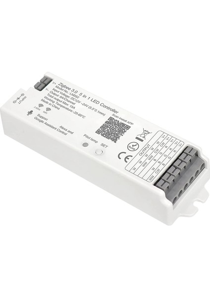 LM052 Zigbee 3.0 LED Şerit Denetleyici DC12-24V Rgb Cct Rgbw 5ın1 Kısılabilir Akıllı Yaşam App ile Uyumlu/ (Yurt Dışından)
