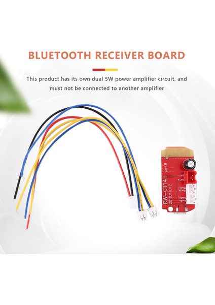 2 Adet Güç Amplifikatörü Kurulu CT14 Mikro 4.2 Stereo Bluetooth Alıcı Devre Kartı Modülü 5 W + 5 W Dıy Ses Kutusu Hoparlör (Yurt Dışından)