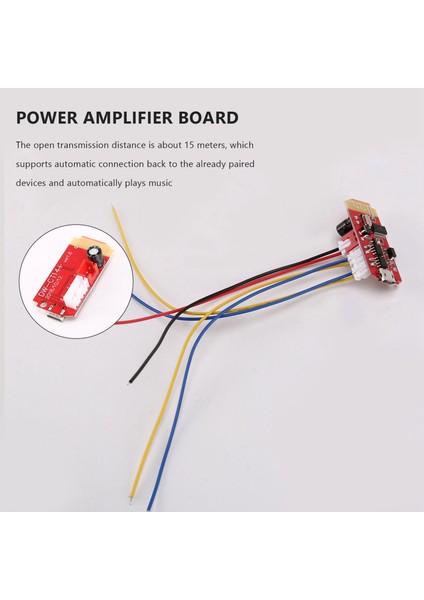 2 Adet Güç Amplifikatörü Kurulu CT14 Mikro 4.2 Stereo Bluetooth Alıcı Devre Kartı Modülü 5 W + 5 W Dıy Ses Kutusu Hoparlör (Yurt Dışından)