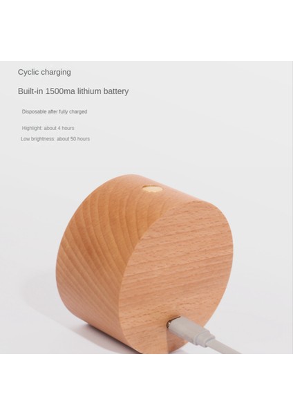 Şarj Edilebilir LED Duvar Aplik Duvara Monte Başucu Lambası USB Bağlantı Noktası ile 360 Döndür Manyetik Top Akülü Işık Kayın Ahşap (Yurt Dışından) indirimleri