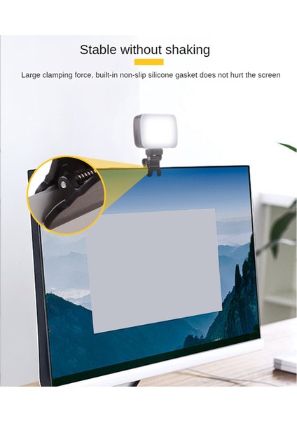 Dolgu Işığı Video Konferansı Canlı Güzellik Taşınabilir Cep Telefonu Dolgu Işığı Ekranı Göz Koruma Işığı Modeli (Yurt Dışından)