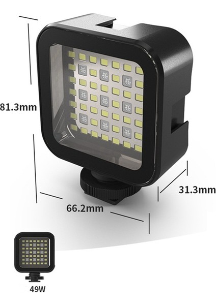 Mini Rgb Tam Renkli Dolgu Işığı Dalış 30 M LED Güzellik Taşınabilir Telefon Canlı Yayın Aydınlatma Işığı Kamera Cep Işığı, B (Yurt Dışından) modelleri