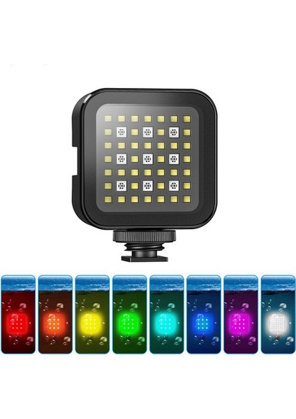 Mini Rgb Tam Renkli Dolgu Işığı Dalış 30 M LED Güzellik Taşınabilir Telefon Canlı Yayın Aydınlatma Işığı Kamera Cep Işığı, B (Yurt Dışından) fırsatları