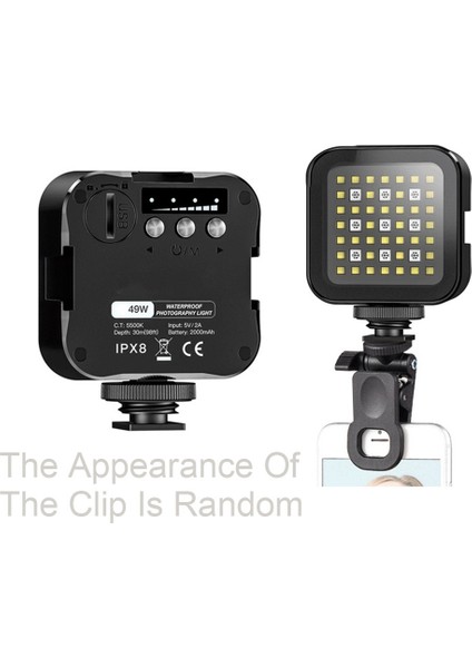 Mini Rgb Tam Renkli Dolgu Işığı Dalış 30 M LED Güzellik Taşınabilir Telefon Canlı Yayın Aydınlatma Işığı Kamera Cep Işığı, B (Yurt Dışından) indirimleri