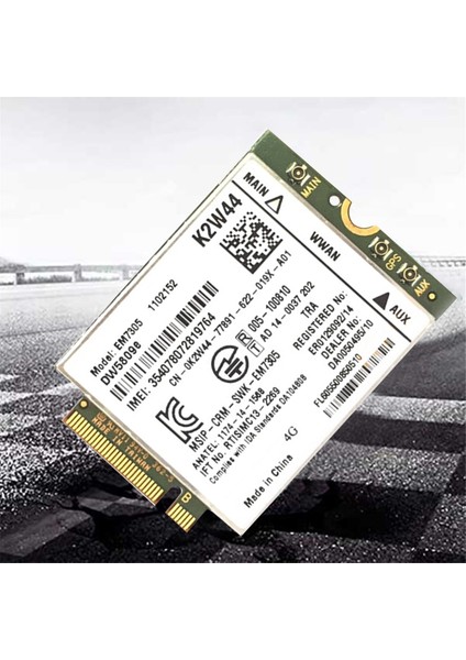 EM7305 GOBI5000 Wifi Kartı + Anten 4g Ngff Wwan E7250 E7450 E5250 7214 7350 7414 Venue 8 Pro 5855 5056 (Yurt Dışından) indirimleri