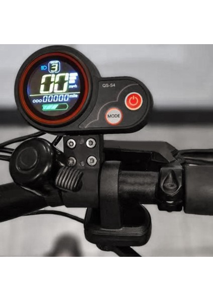 Qs-S4 36V-60V Başparmak Gaz Kelebeği LCD Ekran Kiti + 3pın Kontak Kilit Anahtarı Sıfır 8 9 10 8x 10X Elektrikli Scooter 6pın Ekran (Yurt Dışından)
