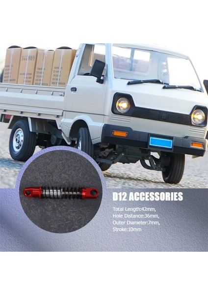 D12 Rc Araba Için Metal Arka Amortisör Montajlı Sabit Koltuk Yükseltme Parçaları Aksesuarları, 1 (Yurt Dışından) indirimleri