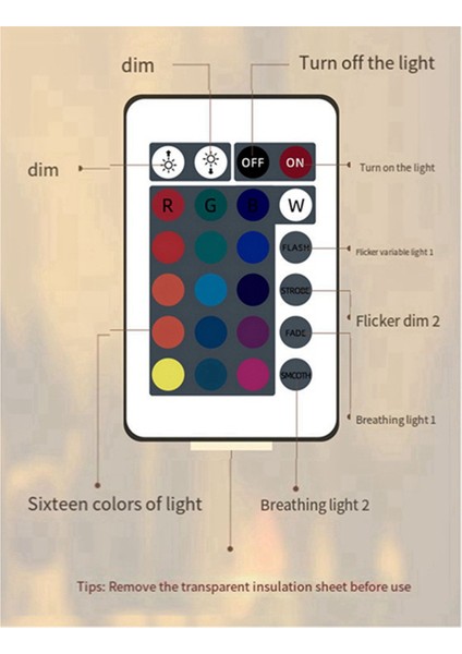 Su Dalgası Dekoratif Gece Lambası, Yatak Odası Atmosfer Işığı, Dalga Projeksiyon Masa Işığı, 16 Renkli Dokunmatik + Uzaktan Kumanda (Yurt Dışından)