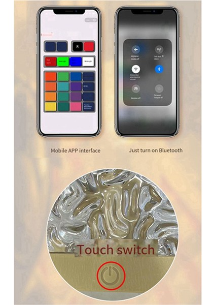 Su Dalgası Dekoratif Gece Lambası, Yatak Odası Atmosfer Işığı, Dalga Projeksiyon Masa Işığı, 16 Renkli Dokunmatik + Uzaktan Kumanda (Yurt Dışından) fiyatları