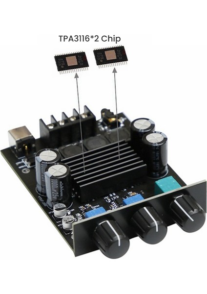 TPA3116 Ses Amplifikatörü Kurulu 100WX2 D Sınıfı Hoparlör Ses Amplifikatörleri Pasif Hoparlör Için Stereo Ev Güç Amplificador (Yurt Dışından)