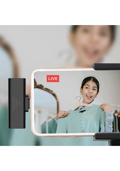 Kablosuz Yaka Mikrofonu Süper Yaşam Mikrofonu, Android Canlı Kayıt Röportajı Için Uygundur (Yurt Dışından)