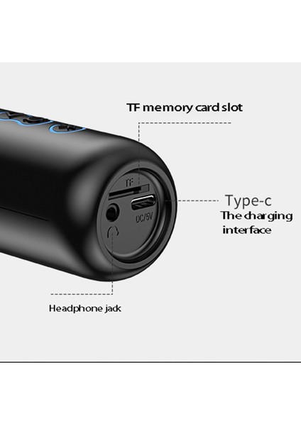 Çocuklar Için Yetişkinlerin Şarkı Söylemesi Için Taşınabilir Ses Entegre Bluetooth Mikrofon Android/ıos Silver ile Uyumlu (Yurt Dışından)