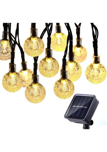 Güneş Peri Işıkları Açık 8 Modu Sıcak Beyaz Açık Su Geçirmez Aydınlatma Kapalı Oda, Veranda Için Kristal Top Dekorasyon (Yurt Dışından) fiyatları