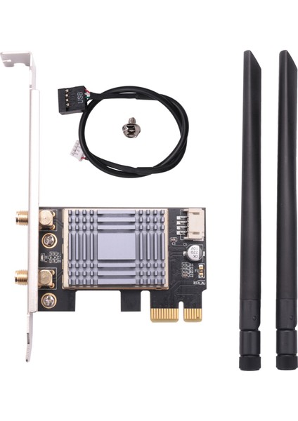 N1202 AR5B22 2.4g/5g Çift Bantlı Pcıe Wi-Fi Ağ Kartı, Masaüstü Bilgisayarlar ve Sunucular Için Bluetooth 4.0 ile Kablosuz Ağ Adaptörü (Yurt Dışından)