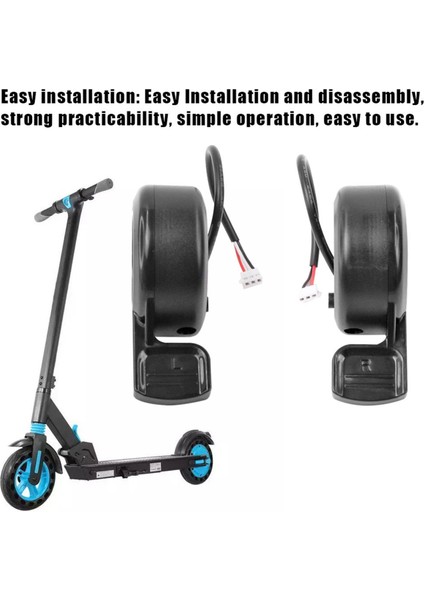 Elektrikli Scooter Hızlandırıcı/fren Hız Kontrol Cihazı Qingmai Qmwheel X8 Pro Elektrikli Scooter Aksesuarları Sol (Yurt Dışından)
