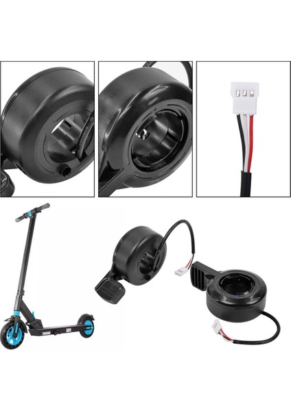 Elektrikli Scooter Hızlandırıcı/fren Hız Kontrol Cihazı Qingmai Qmwheel X8 Pro Elektrikli Scooter Aksesuarları Sol (Yurt Dışından)