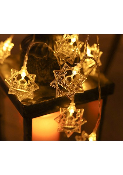 40 LED USB Ramazan Dize Işıklar Islam Işık Dize Işıklar Ev Için Ramazan Süslemeleri USB Powered Uzatılabilir, D (Yurt Dışından) modelleri