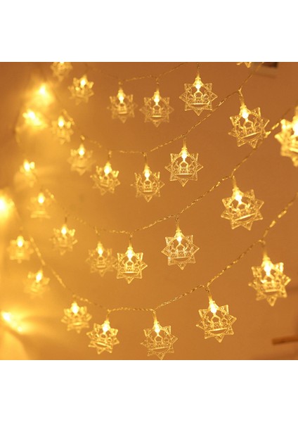 40 LED USB Ramazan Dize Işıklar Islam Işık Dize Işıklar Ev Için Ramazan Süslemeleri USB Powered Uzatılabilir, D (Yurt Dışından) fırsatları