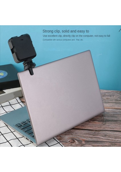 Dolgu Işığı Tip-C Bağlantı Noktası Video Konferans Ayarlanabilir LED Lamba Telefon Kamera Bilgisayar Canlı Yayın Fotoğrafçılığı Işık (Yurt Dışından) modelleri