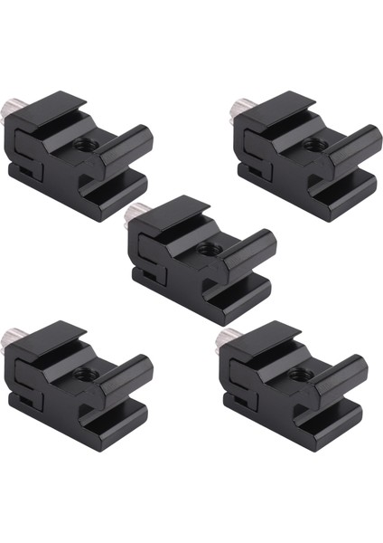 Adet Kamera Metal Soğuk Ayakkabı Sıcak Ayakkabı Flaş Braketi Montaj Adaptörü 1/4 Tripod Vidalı Işık Standı Tripod (Yurt Dışından)