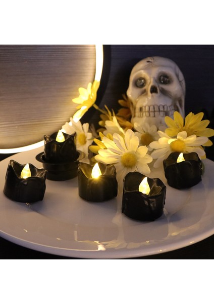 Alevsiz LED Mum Işığı, Gerçekçi Alevler ile Cadılar Bayramı Noel Çay Işığı Noel Tatili Düğün Ev Dekor (Yurt Dışından) indirimleri