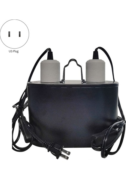 Çift Sürüngen Aydınlatma Armatürü Çift Isıtma Lambası Uvb Aydınlatma Armatürü Sürüngen Kubbe Isı Aydınlatma Lambası Combo Kiti Abd Plug (Yurt Dışından) modelleri