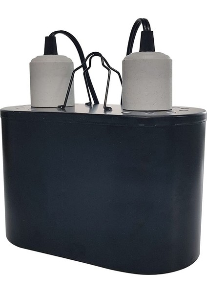 Çift Sürüngen Aydınlatma Armatürü Çift Isıtma Lambası Uvb Aydınlatma Armatürü Sürüngen Kubbe Isı Aydınlatma Lambası Combo Kiti Abd Plug (Yurt Dışından) indirimleri