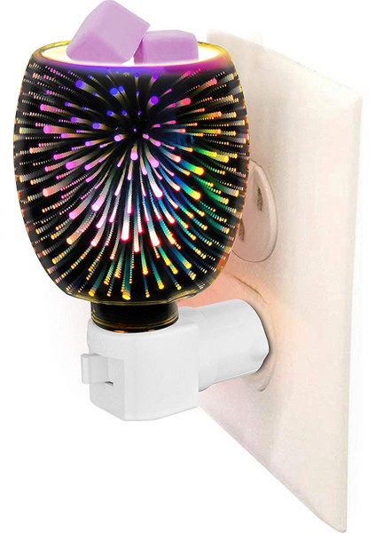 3D Cam Takılabilir Koku Isıtıcı Takılabilir Balmumu Eriyik Isıtıcı, Kokulu Balmumu Karelerini Veya Uçucu Yağları Isıtmak Için Abd Tak (Yurt Dışından) fırsatları