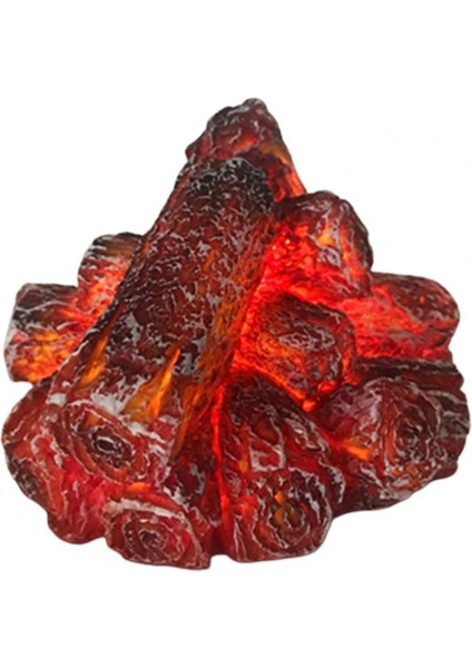 Yeniden Kullanılabilir Pratik LED Simüle Şömine Kömür Alev Lambası Güvenli Gece Lambası Oturma Odası Için Gerçekçi (Yurt Dışından)