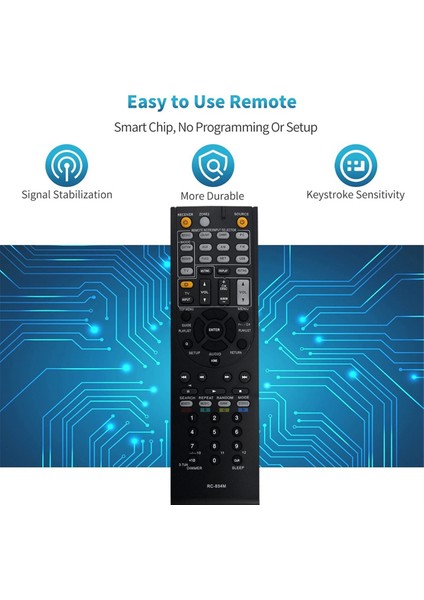 RC-834M Av Alıcısı Için Uzaktan Kumandayı Değiştirin TX-NR515 TX-NR414 HT-RC440 HT-S6500 HT-S7500 HT-R791 HT-RC460 HT-R758 (Yurt Dışından) indirimleri
