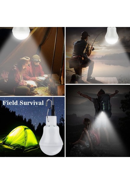 Güneş Enerjili Ampuller Şarj Edilebilir Iç Mekan/dış Mekan LED Güneş Enerjili Işıklar Kamp Için Uzaktan Kumandalı Acil Elektrik Kesintisi (Yurt Dışından) modelleri