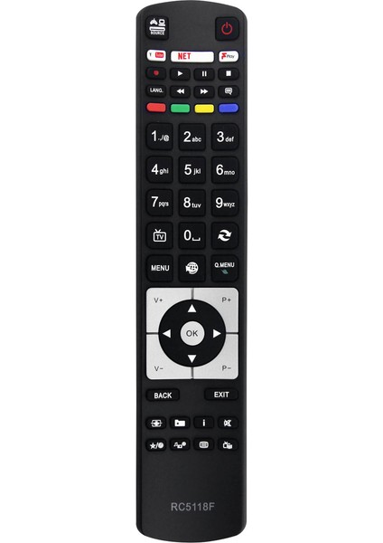 RC5118F Uzaktan Kumandayı RC5117 RC5118 42HYT42U 50HYT62UH Akıllı Tv Için Değiştirin (Yurt Dışından)