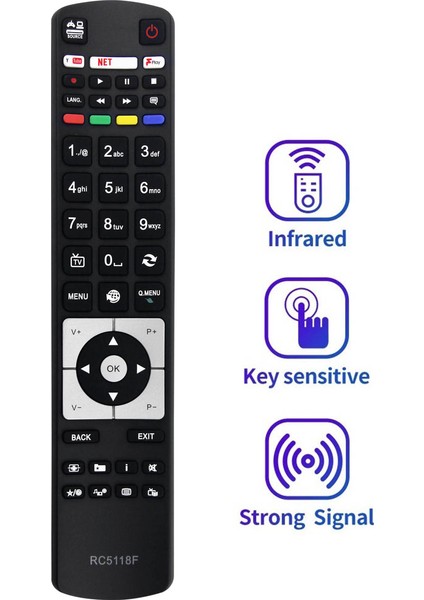 RC5118F Uzaktan Kumandayı RC5117 RC5118 42HYT42U 50HYT62UH Akıllı Tv Için Değiştirin (Yurt Dışından) fiyatları