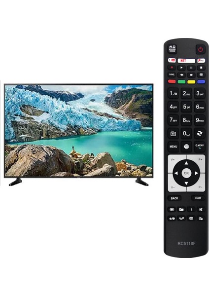 RC5118F Uzaktan Kumandayı RC5117 RC5118 42HYT42U 50HYT62UH Akıllı Tv Için Değiştirin (Yurt Dışından) modelleri