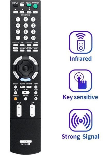 -YD017 Tv Için Uzaktan Kumandayı Değiştirin -52WL130 -52WL130PKG KDL52WL130W -52WL130W -52XBR4 -46XBR5 KDL52W3000 (Yurt Dışından) fiyatları