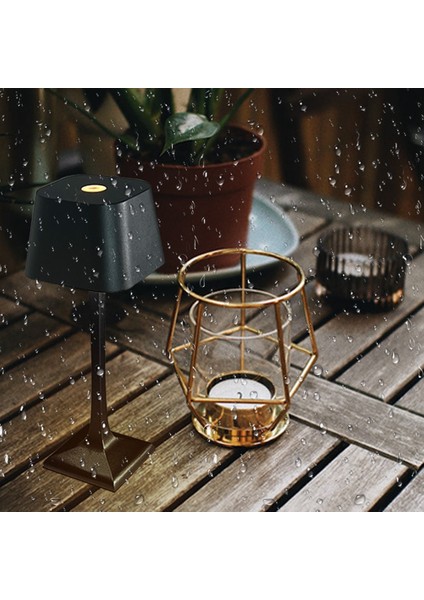 5200MAH Şarj Edilebilir LED Masa Lambası Dokunmatik Ayar Masa Lambası Yatak Odası Restoran Işık Için Su Geçirmez Fonksiyonu ile (Yurt Dışından) modelleri