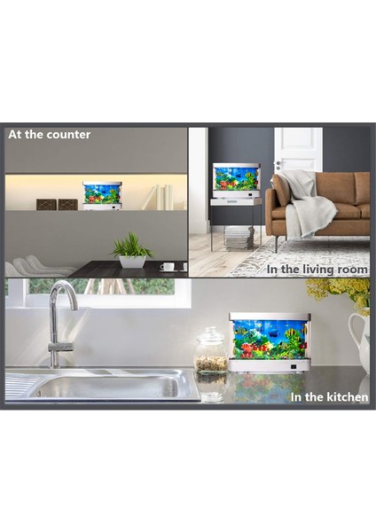 Dinamik Sanal Okyanus LED Akvaryum Lambası Yunus Yapay Tropikal Manzara Akvaryum Gece Işık Dekorasyonu Abd Plug (Yurt Dışından) fırsatları