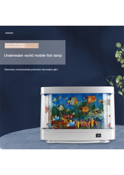 Dinamik Sanal Okyanus LED Akvaryum Lambası Yunus Yapay Tropikal Manzara Akvaryum Gece Işık Dekorasyonu Abd Plug (Yurt Dışından) indirimleri