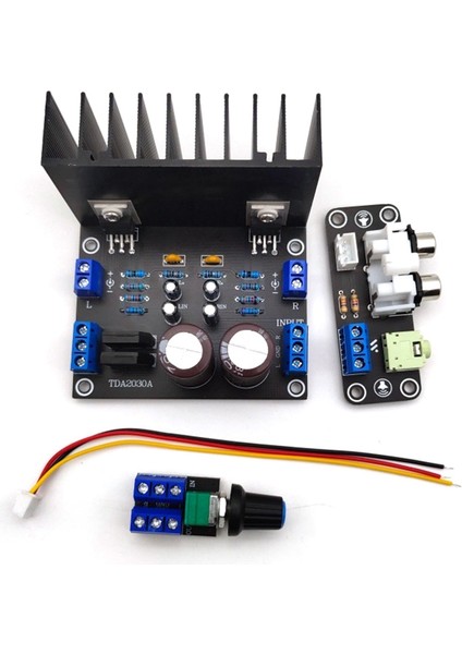TDA2030A Saf Güç Amplifikatörü Kiti 2X15W Kit Çift Kanallı Güç Amplifikatörü Kartı (Yurt Dışından)