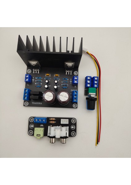 TDA2030A Saf Güç Amplifikatörü Kiti 2X15W Kit Çift Kanallı Güç Amplifikatörü Kartı (Yurt Dışından)