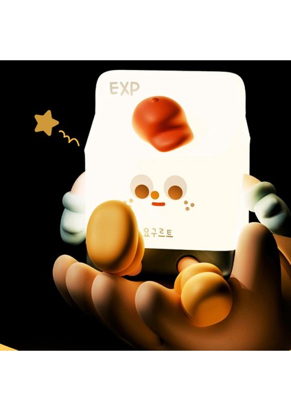 2'si 1 Arada Süt Karton Gece Lambası Dekor Başucu Lambası Cep Telefonu Tutucu Şarj Edilebilir Dokunmatik Kısılabilir 500 Mah (Yurt Dışından) modelleri