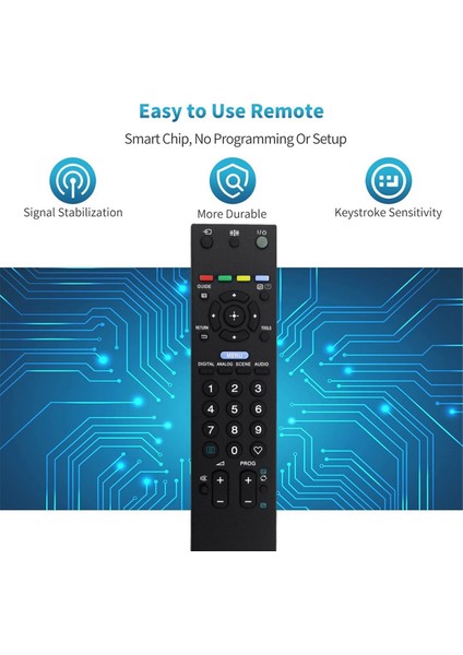 -ED017 LCD Tv Için Uzaktan Kumandayı Değiştirin -22E5500 -32S5500 -32S5600 -32S5600 -37S5500 (Yurt Dışından)