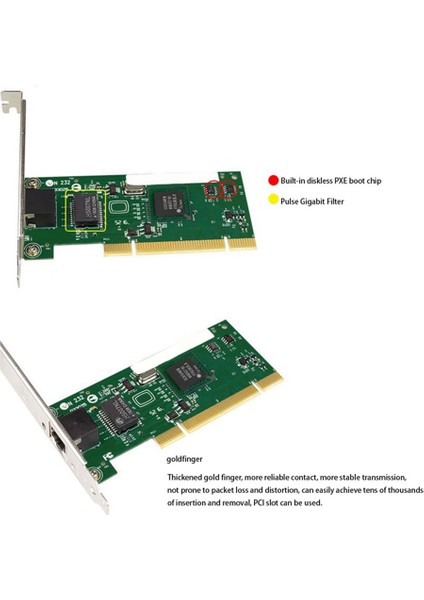 Pcıe Gigabit Ağ Kablolu Ağ Kartı Küçük Kasa Ağ Kablosu Ağ Kartı RJ45 Lan Adaptörü Dönüştürücü Kart (Yurt Dışından)