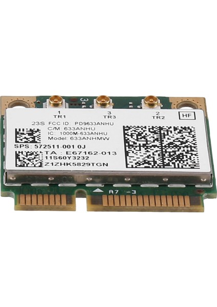 6300AGN 633ANHMW Kablosuz Wifi Kartı Mini Pcıe Kartı 802.11A/G 2.4g + 5.0 Ghz T410 T420 T430 X220 Y460 (Yurt Dışından) modelleri