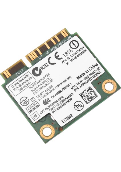 6300AGN 633ANHMW Kablosuz Wifi Kartı Mini Pcıe Kartı 802.11A/G 2.4g + 5.0 Ghz T410 T420 T430 X220 Y460 (Yurt Dışından) indirimleri
